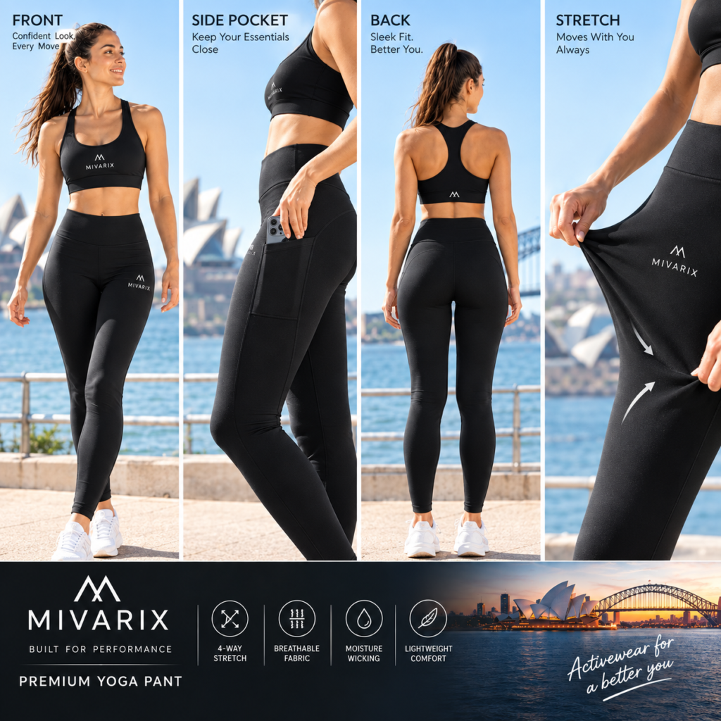 Black Yoga Pant With Pocket